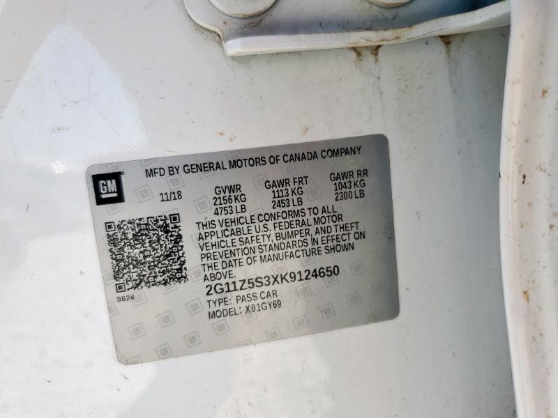 2019 CHEVROLET IMPALA LT 2G11Z5S3XK9124650