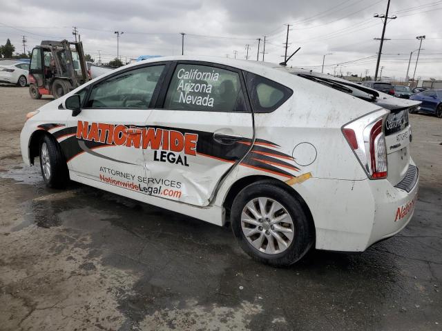 TOYOTA PRIUS 2015 white  hybrid engine JTDKN3DU0F1945509 photo #3