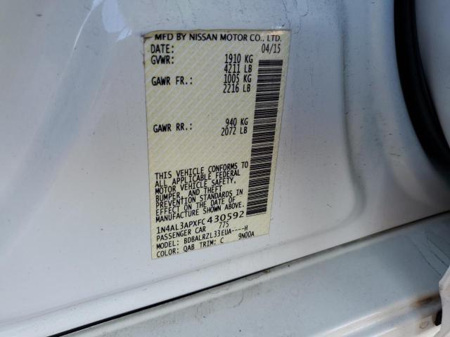 2015 NISSAN ALTIMA 2.5 1N4AL3APXFC430592