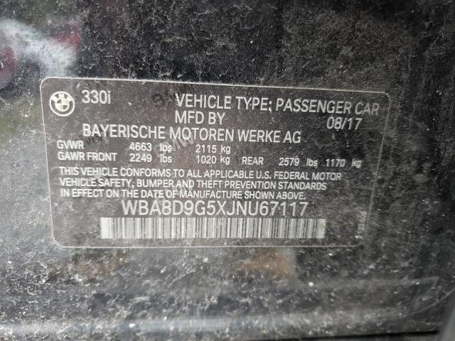 2018 BMW 330 XI #3240105516