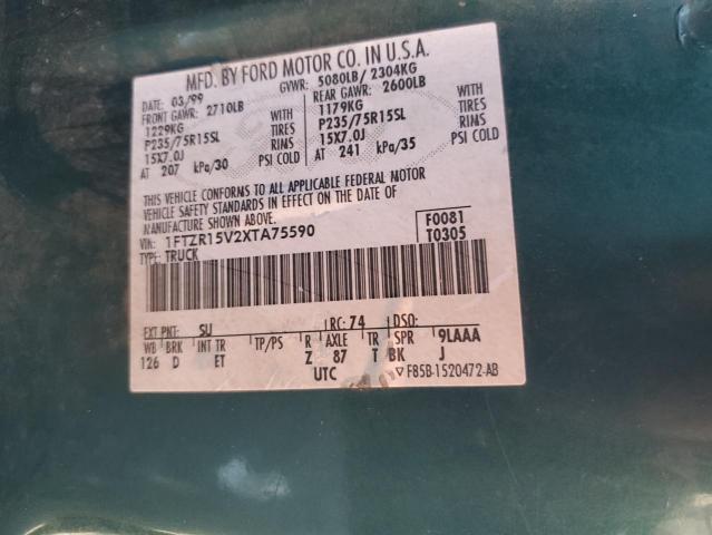 1999 FORD RANGER #3279795268