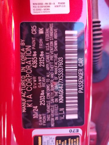 2025 KIA K5 GT LINE - KNAG64J7XS5337603