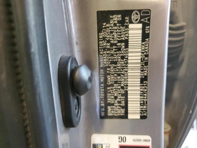 2014 TOYOTA COROLLA L - 2T1BURHE8EC174655