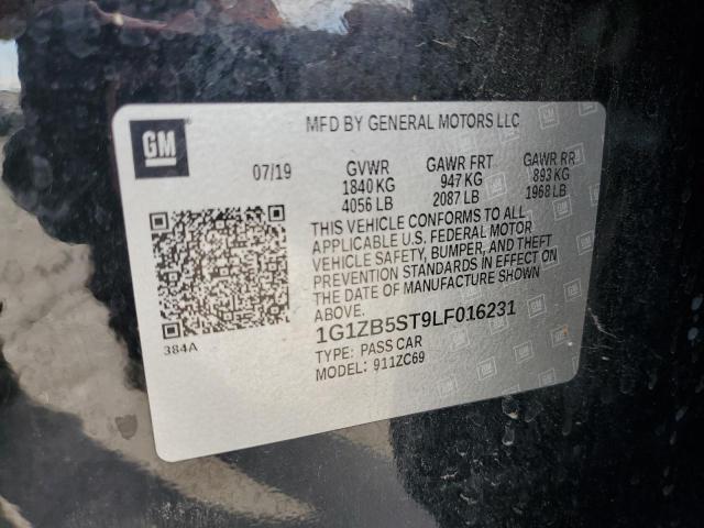 2020 CHEVROLET MALIBU LS 1G1ZB5ST9LF016231