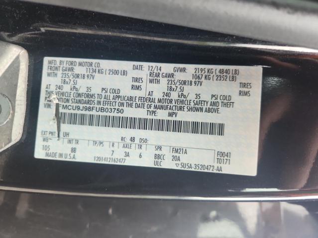 2015 FORD ESCAPE TIT 1FMCU9J98FUB03750