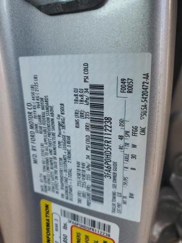 2015 FORD FUSION SE 3FA6P0HD5FR112238