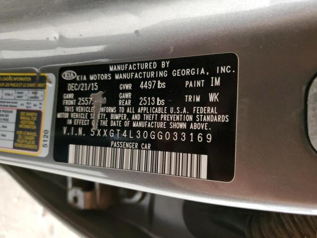 2016 KIA OPTIMA LX 5XXGT4L30GG033169