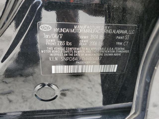 2017 HYUNDAI ELANTRA SE 5NPD84LF7HH176687