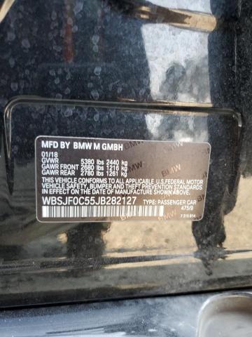 2018 BMW M5 WBSJF0C55JB282127