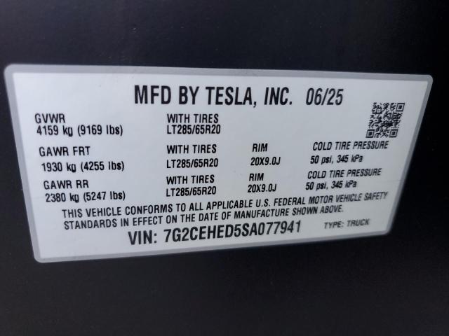 2025 TESLA CYBERTRUCK #3302835902