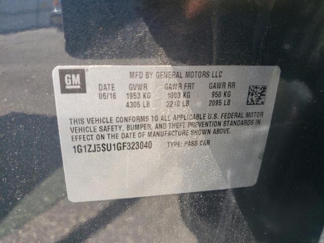 2016 CHEVROLET MALIBU HYB 1G1ZJ5SU1GF323040