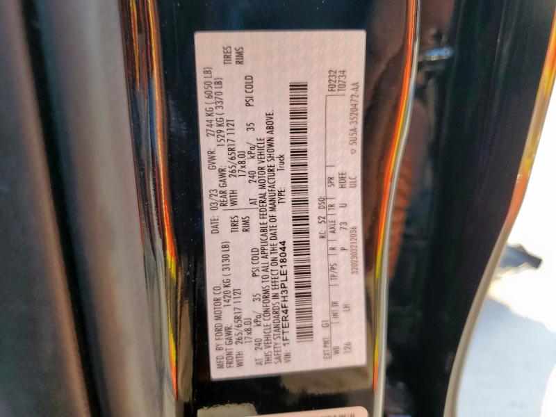 2023 FORD RANGER XL 1FTER4FH3PLE18044