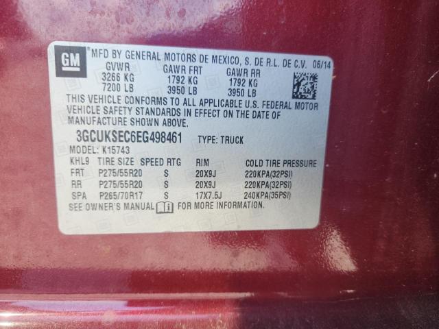 2014 CHEVROLET SILVERADO K1500 LTZ #3279578265