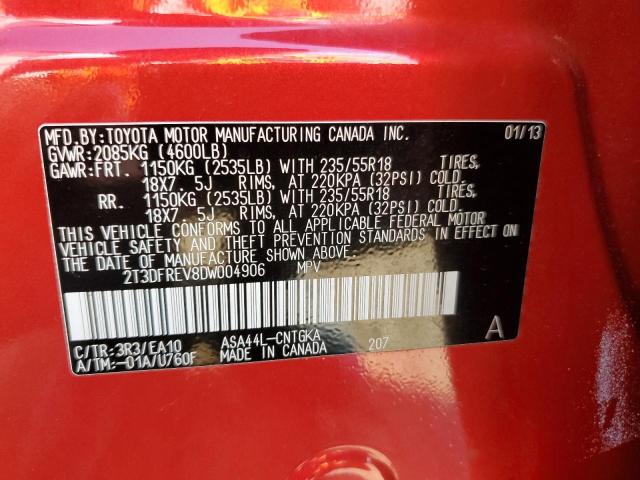 2013 TOYOTA RAV4 LIMITED #3303746430