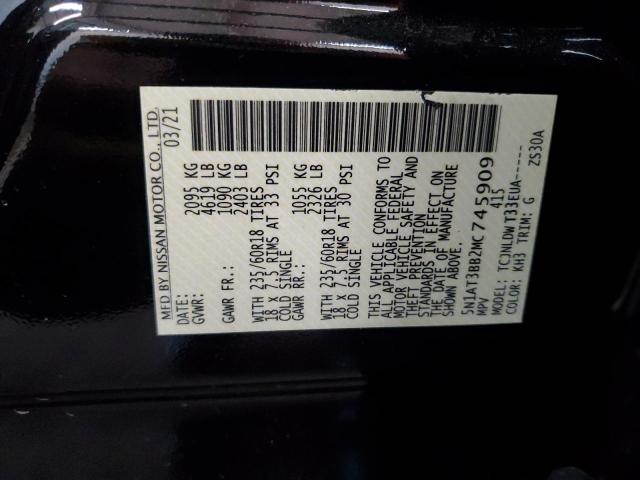 2021 NISSAN ROGUE SV #3285746649