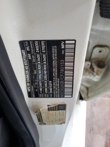 2012 MERCEDES-BENZ GLK 350 - WDCGG5GB7CF780153