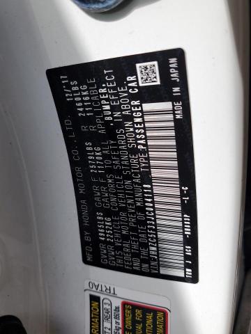 2018 HONDA CLARITY TO JHMZC5F33JC004118