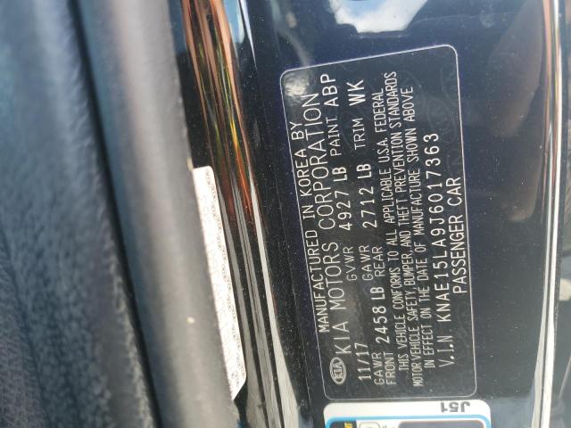 2018 KIA STINGER KNAE15LA9J6017363