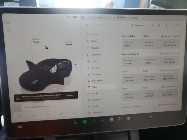 2023 TESLA MODEL 3 - 5YJ3E1EC1PF627695