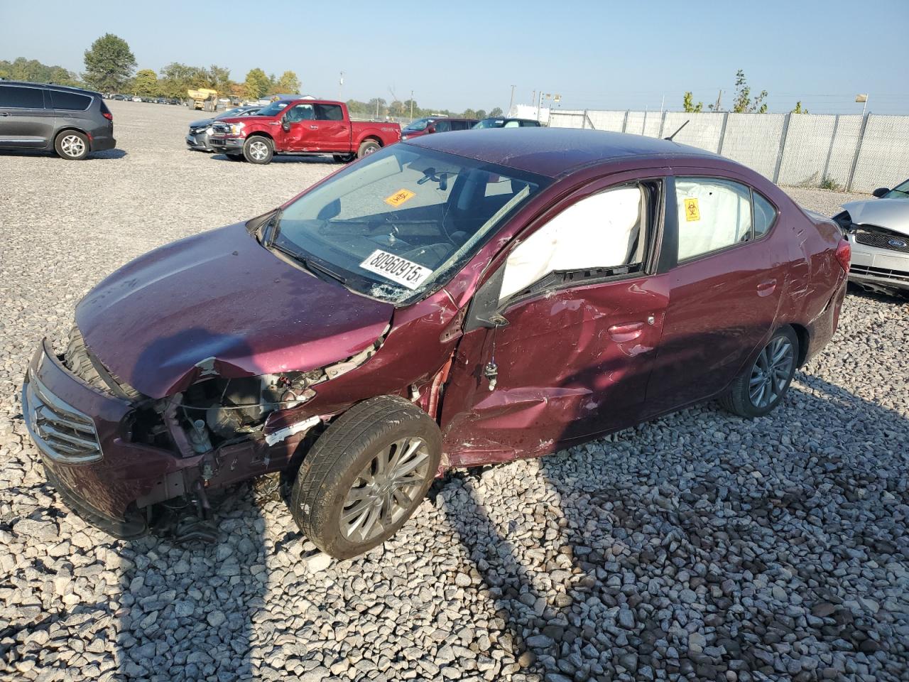 Lot #3262186589 2019 MITSUBISHI MIRAGE G4