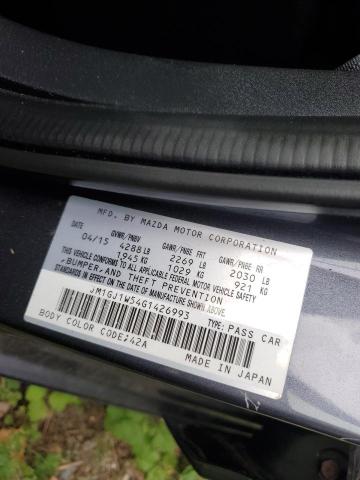 2016 MAZDA 6 GRAND TO JM1GJ1W54G1426993
