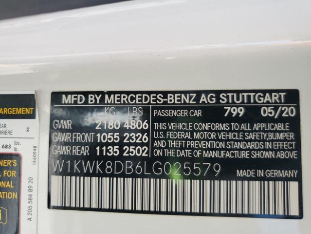 2020 MERCEDES-BENZ C 300 W1KWK8DB6LG025579