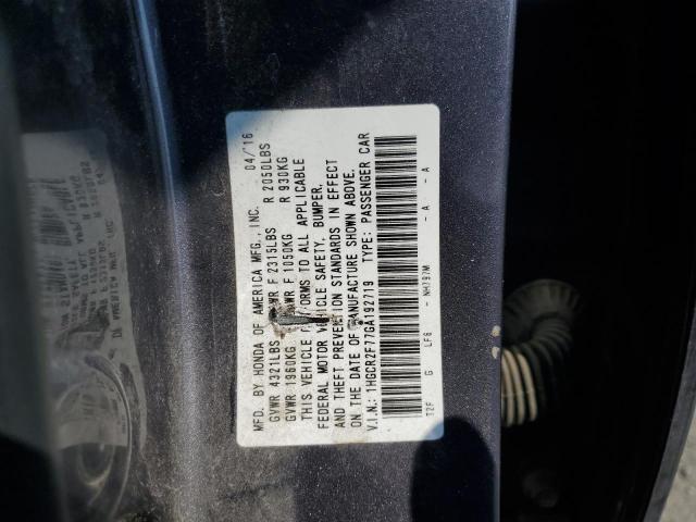 2016 HONDA ACCORD EX 1HGCR2F77GA192719