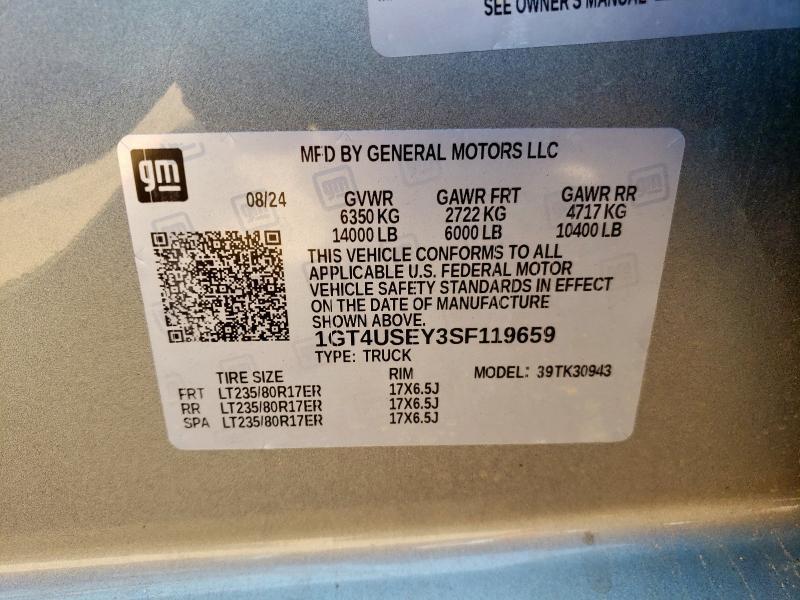 2025 GMC SIERRA K35 #3305612733