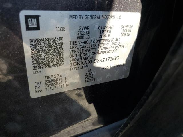 2019 GMC ACADIA DENALI 1GKKNXLS2KZ171593