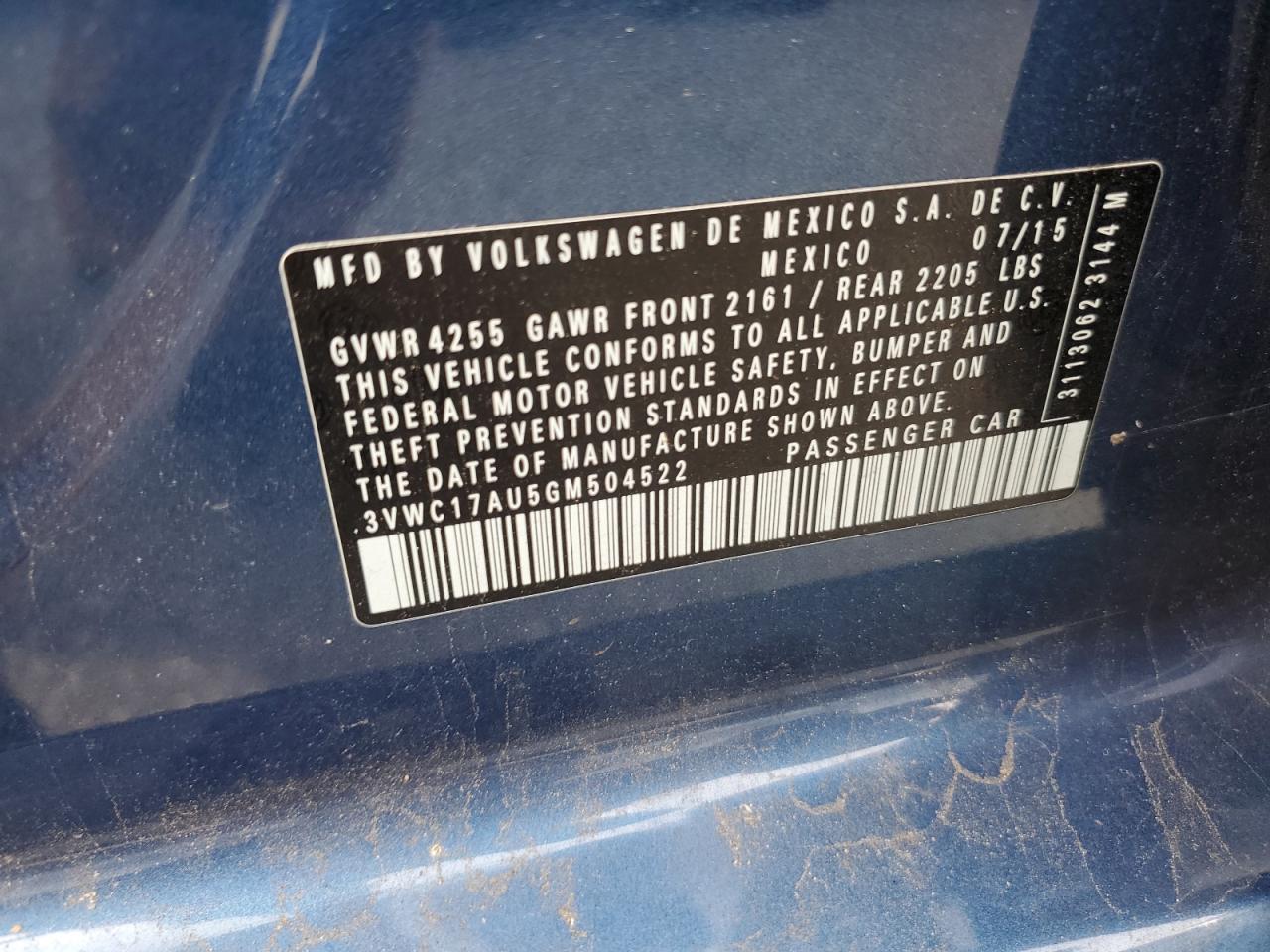 VOLKSWAGEN GOLF SPORTSVAN S