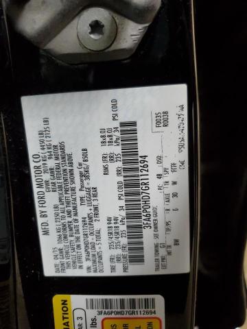 2016 FORD FUSION SE - 3FA6P0HD7GR112694