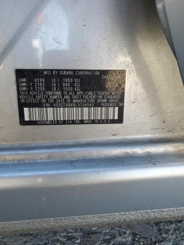 2020 SUBARU IMPREZA 4S3GTAB68L3726043