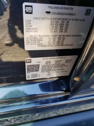 2022 CHEVROLET SILVERADO - 1GCUDEED3NZ584816