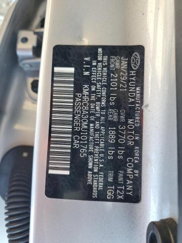 2021 HYUNDAI VENUE SEL KMHRC8A30MU101765