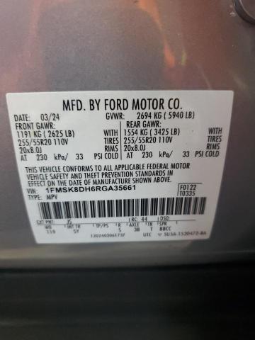 2024 FORD EXPLORER X - 1FMSK8DH6RGA35661