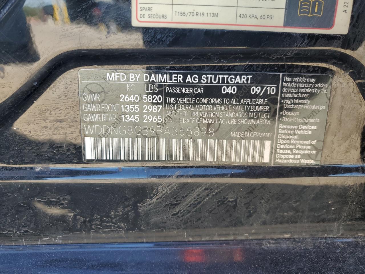 MERCEDES-BENZ S-CLASS 550 4MATIC