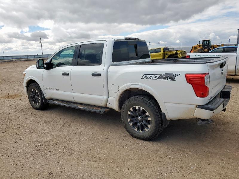 NISSAN TITAN SV 2018 white  gas 1N6AA1E59JN504432 photo #3