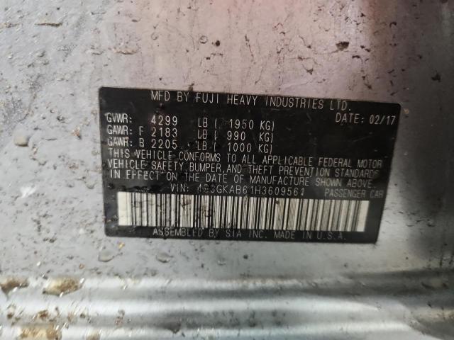 2017 SUBARU IMPREZA PREMIUM 4S3GKAB61H3609561