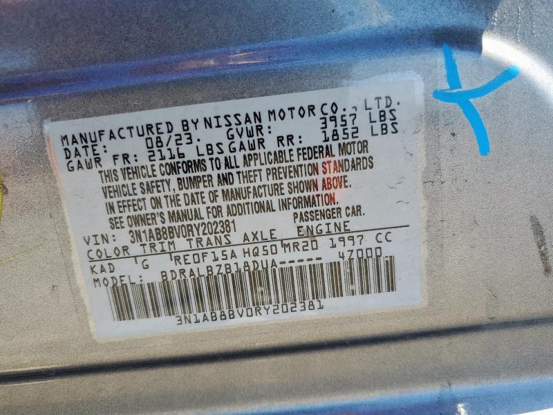 2024 NISSAN SENTRA S - 3N1AB8BV0RY202381