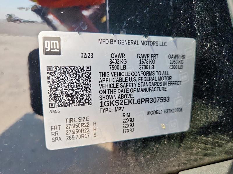 2023 GMC YUKON DENALI ULTIMATE 1GKS2EKL6PR307593
