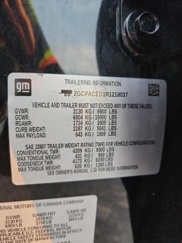 2024 CHEVROLET SILVERADO 2GCPACED1R1218037