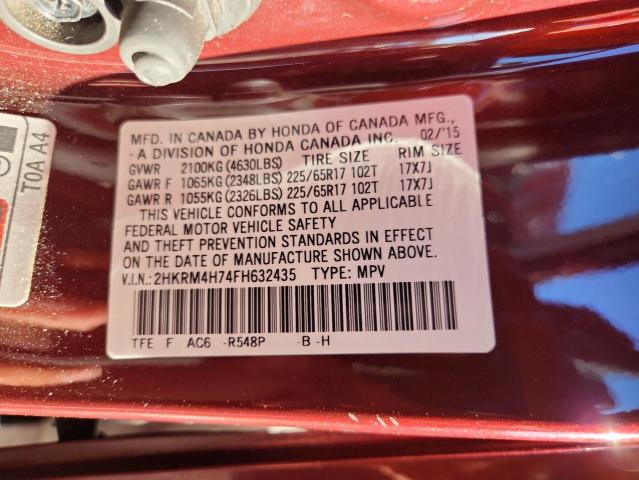 2015 HONDA CR-V EXL #3286926215