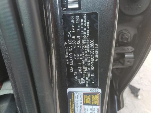 2025 KIA K4 GT-LINE TURBO 3KPFW4DC4SE119801