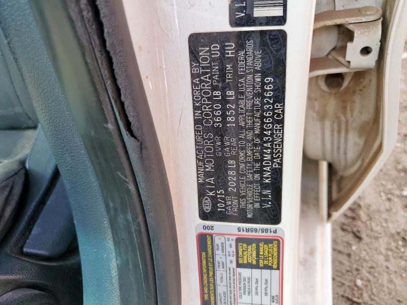 2016 KIA RIO LX KNADM4A34G6632669