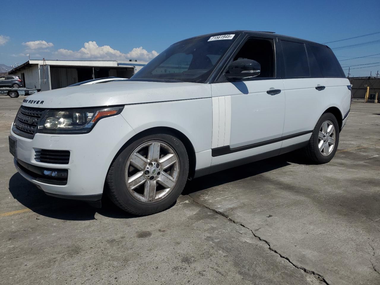 Lot #3259554152 2016 LAND ROVER RANGE ROVE