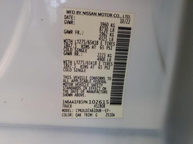 2023 NISSAN TITAN PRO4 - 1N6AA1FB5PN102615