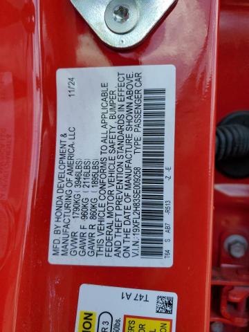 2025 HONDA CIVIC SPORT 19XFL2H83SE009258