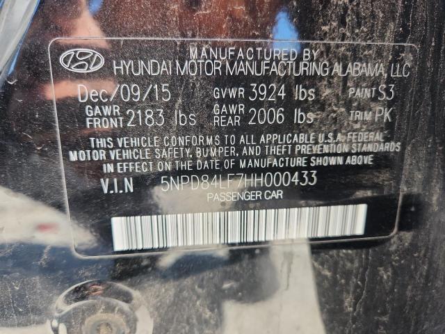 2017 HYUNDAI ELANTRA SE - 5NPD84LF7HH000433