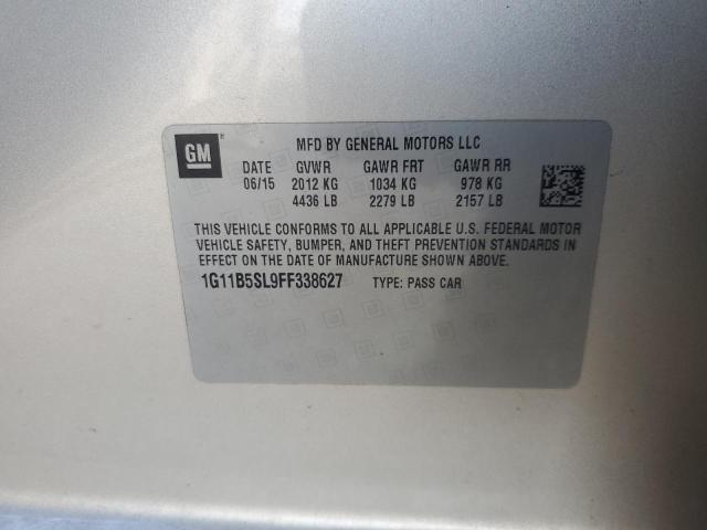 2015 CHEVROLET MALIBU LS - 1G11B5SL9FF338627