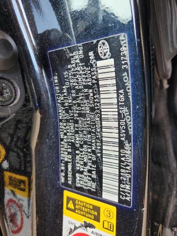 2016 TOYOTA CAMRY LE 4T4BF1FK0GR531211